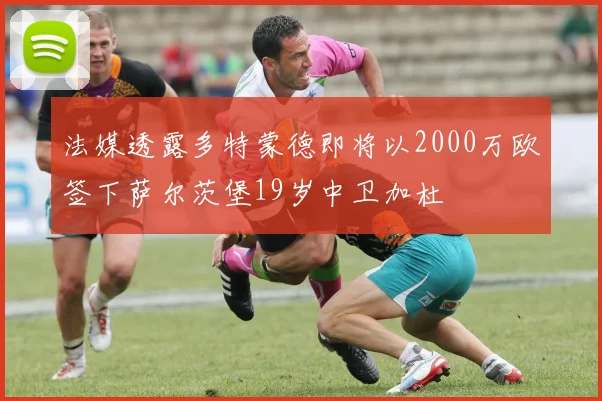 法媒透露多特蒙德即将以2000万欧签下萨尔茨堡19岁中卫加杜